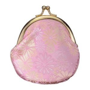 1692PK Pink Tapestry Fabric Rosary Pouch