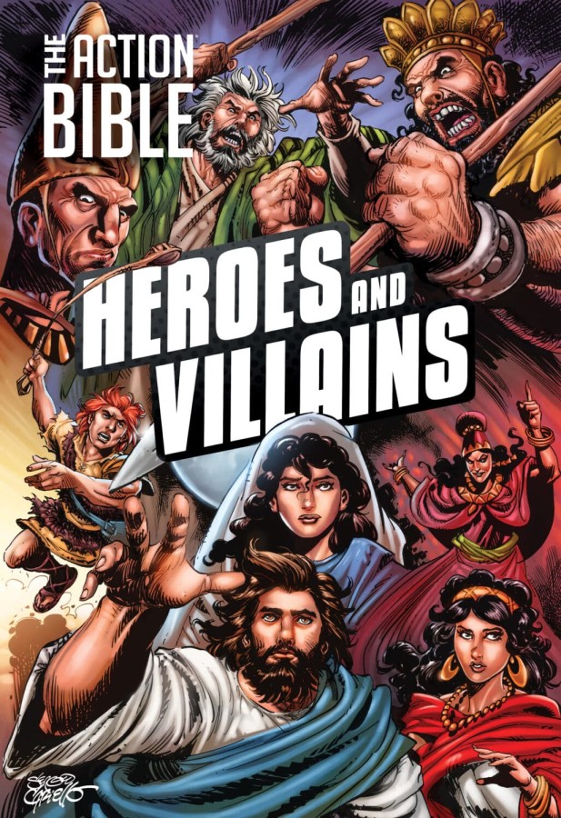 ACTION BIBLE HEROES AND VILLAINS