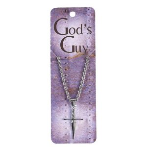 32-9484 Necklace Gods Guy Sword Cross