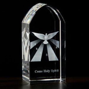 P5193 Confirmation Etched Glass Stand