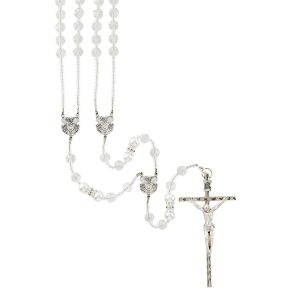 P7452 Crystal Lasso Wedding Rosary