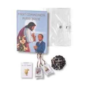 5664 5pc. Boys First Communion Set