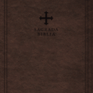 Biblia Católica, Tamaño Personal, Leathersoft, Café, Comfort Print