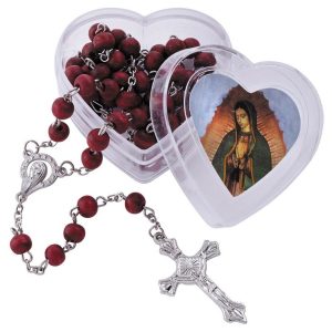 D1173 OL Guadalupe Rose Scented Rosary