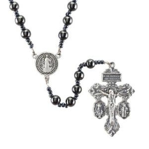 BK-18304 Battle Rosary - Saint Benedict