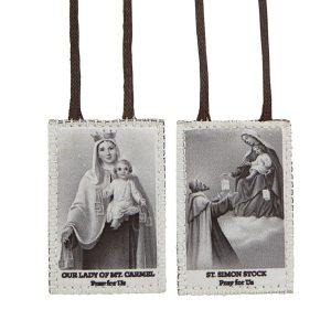 G1770 Vintage Wool Brn Scapular