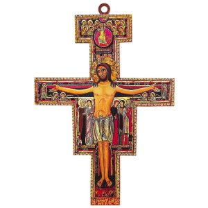 J5542 6" H San Damiano Crucifix