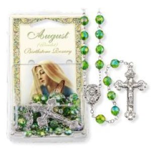 272Aug Birthstone rosary