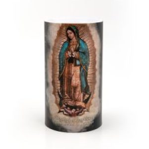c-4707 LED Candle OL Guadalupe