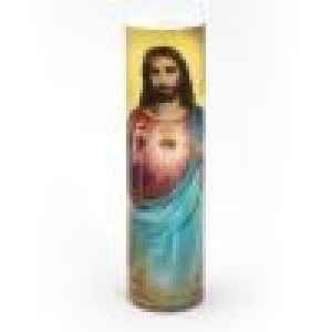 C-8006 LED Candle Sacred Heart of J