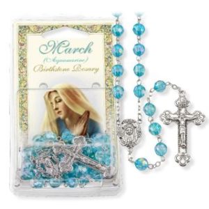 272MARC BIRTHSTONE ROSARY