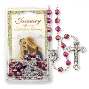 272JANC BIRTHSTONE ROSARY