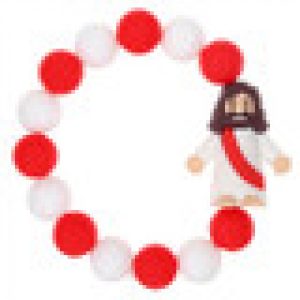 T1371 Mini Jesus Figurine Bracelet