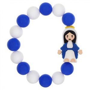 T1372 Mini Mary Figurine Bracelet