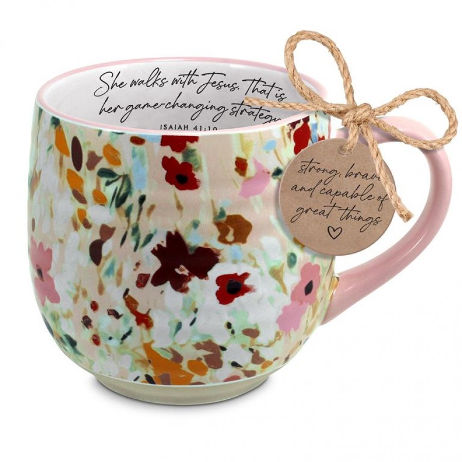 18560 Mug Walks With Jesus Game Changing 18 Oz
