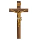 80-159 13" WALNUT CRUCIFIX ITALIAN
