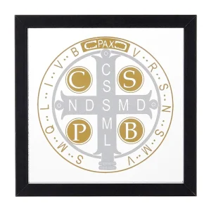 P1092 St. Benedict Floating Wall Art