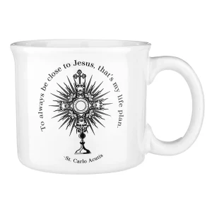 R6272 Be Close to Jesus St. Carlo Acutis Mug