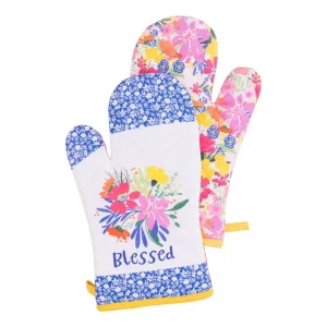 33446 Oven Mitt: Clementine; Blessed